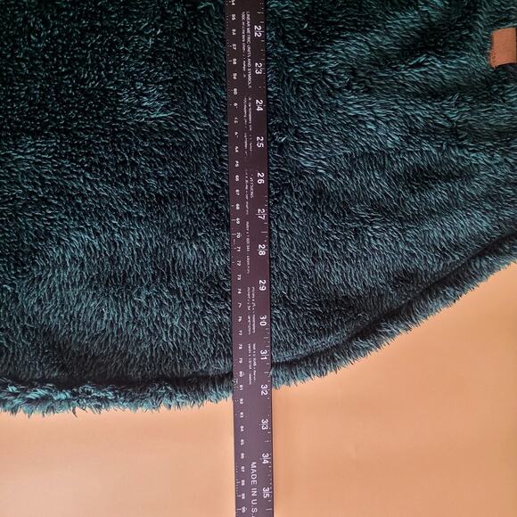 Maurices Forest Green Lodge Sherpa Fleece Sweatshirt Pockets Size‎ 2X - Picture 8 of 8